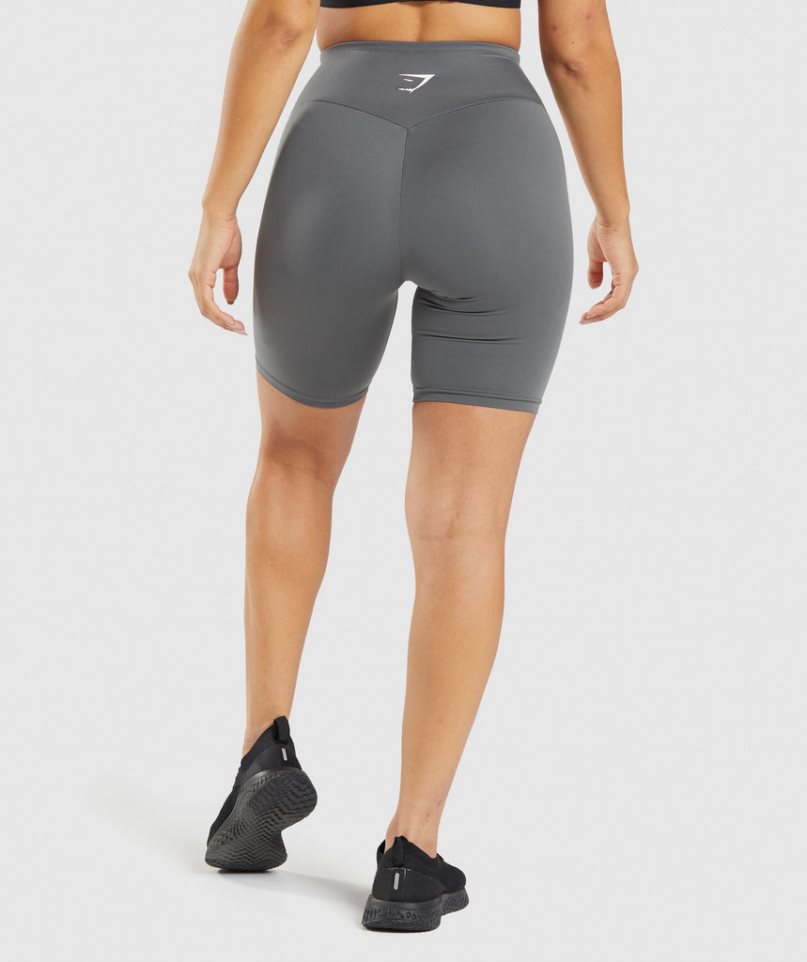 Women's Gymshark Training Cycling Shorts Grey | CA 37016D